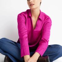 legere bluse glynch aus viskose mix mit rueckenpasse